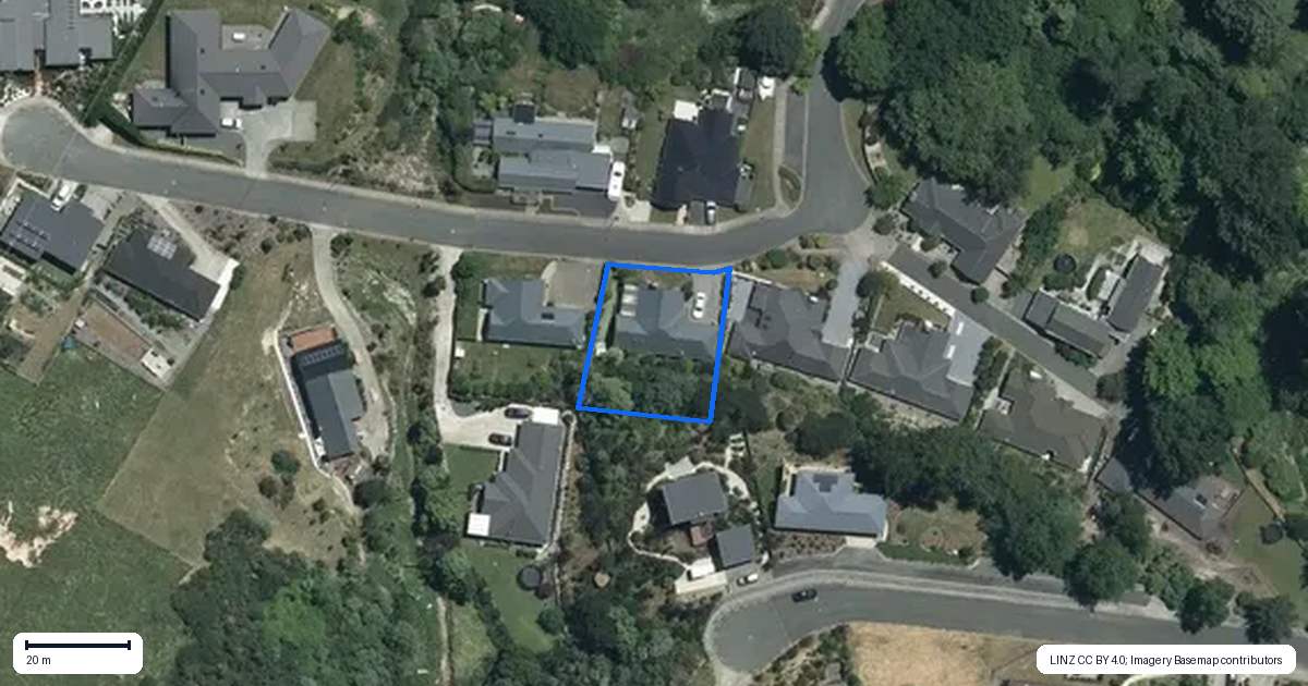 Property context map for 20 Bridgewater Lane, Stoke, Nelson