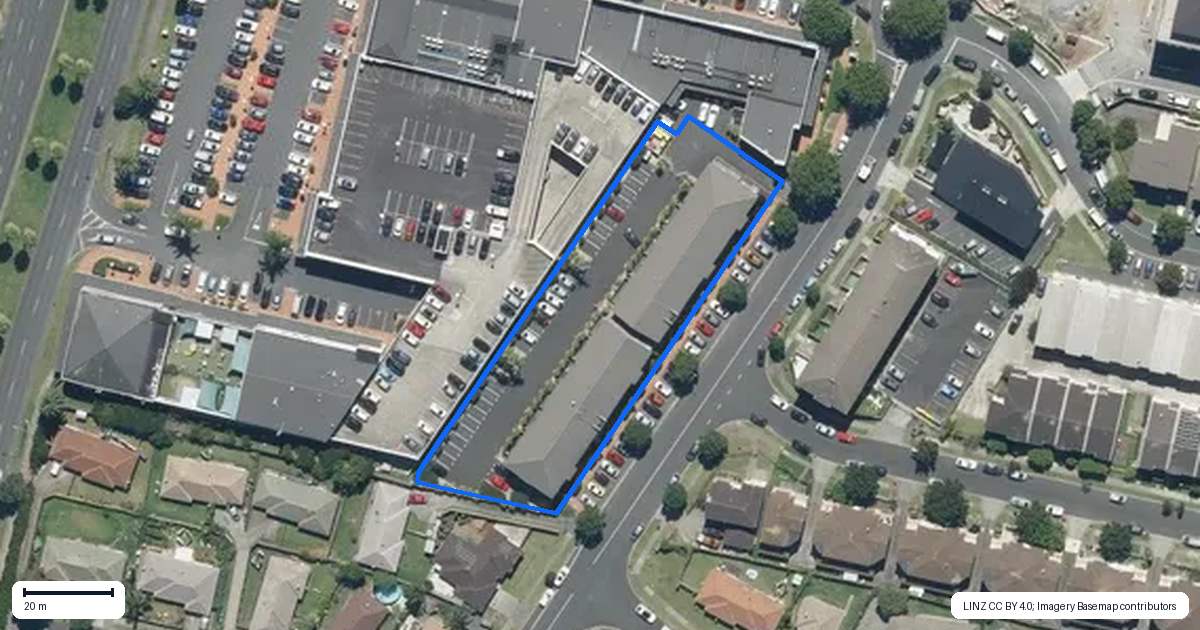 Property context map for 92B Michael Jones Drive, Flat Bush, Auckland
