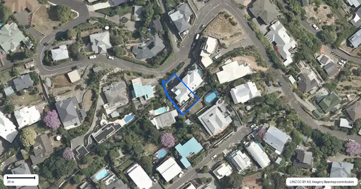 Property context map for 2/23 Seapoint Road, Bluff Hill, Napier