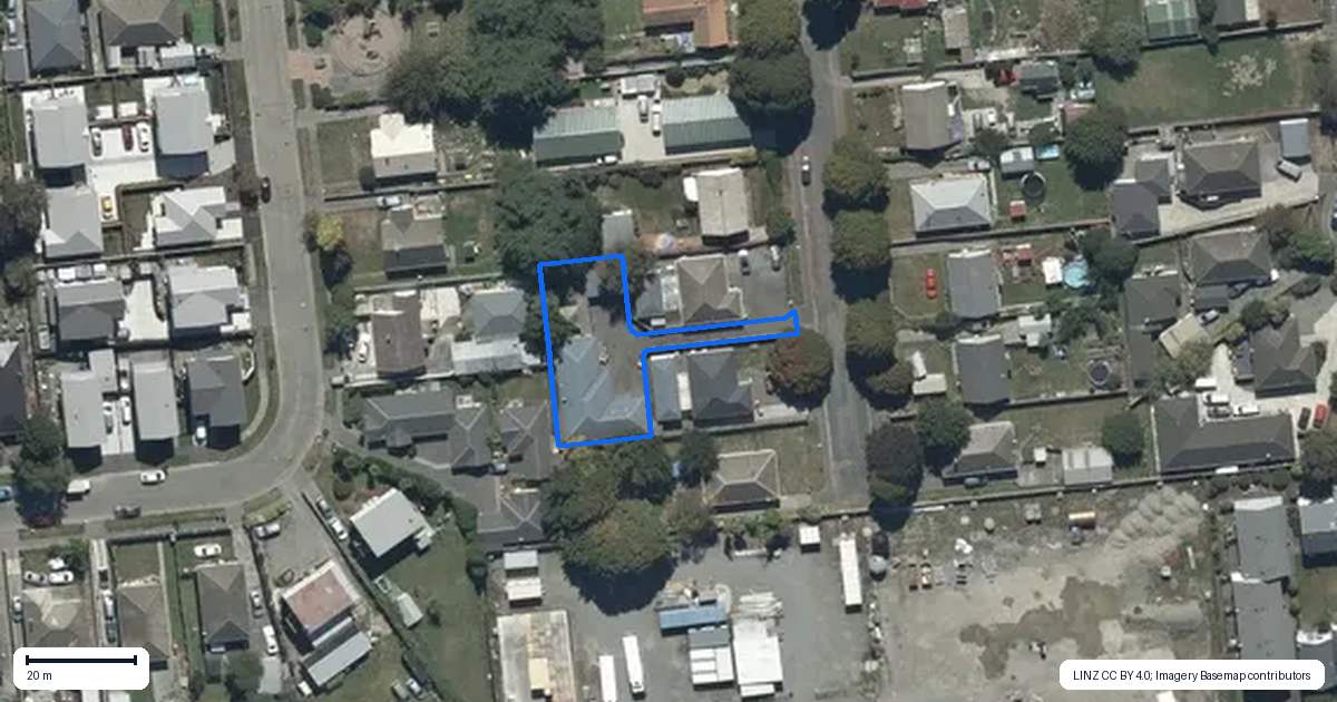 Property context map for 34A Roche Avenue, Upper Riccarton, Christchurch