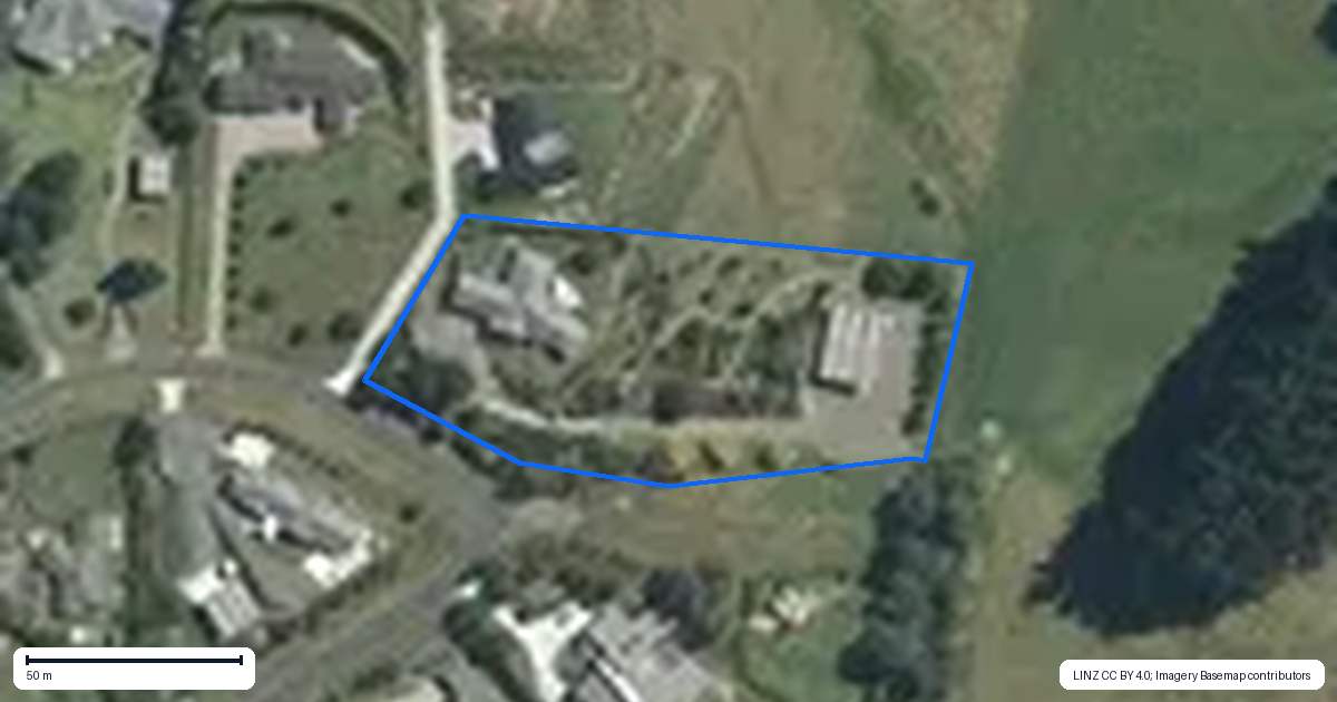 Property context map for 29 Linehan Road, Te Awamutu