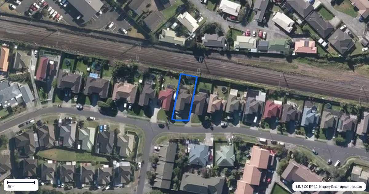 Property context map for 16B Charlenne Close, Ranui, Auckland