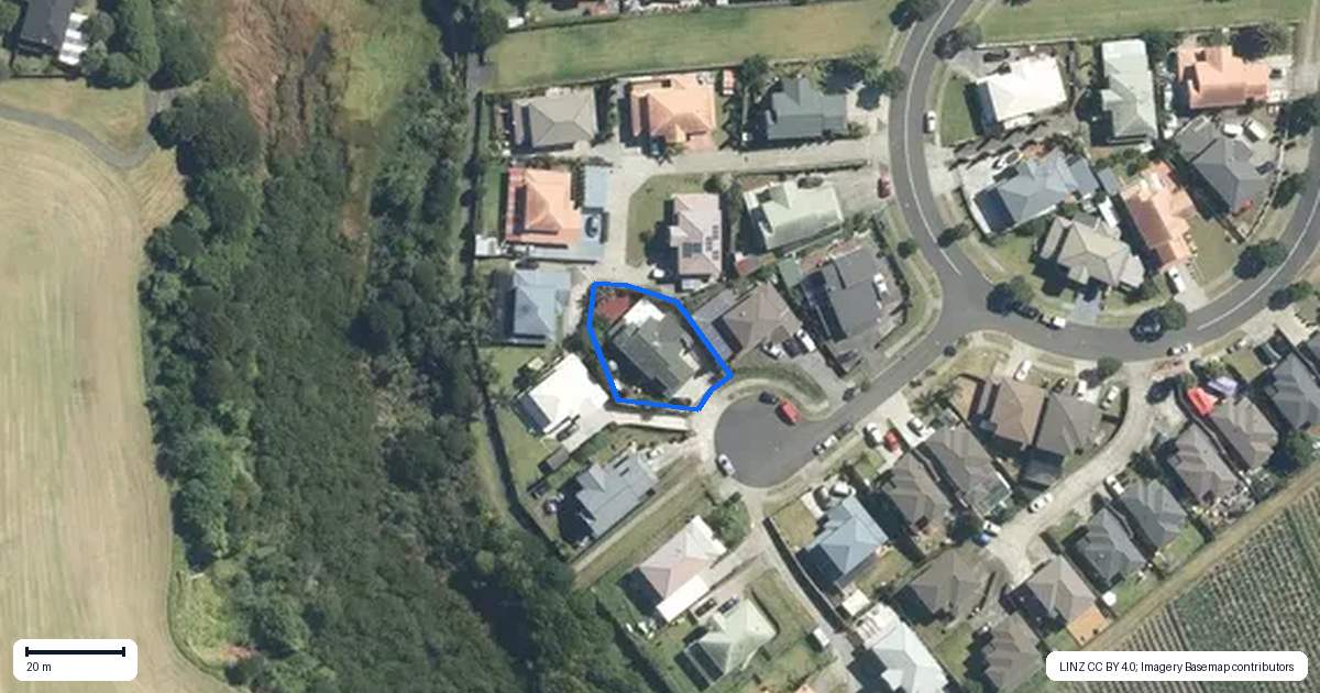 Property context map for 5 Staten Place, Mangere, Auckland