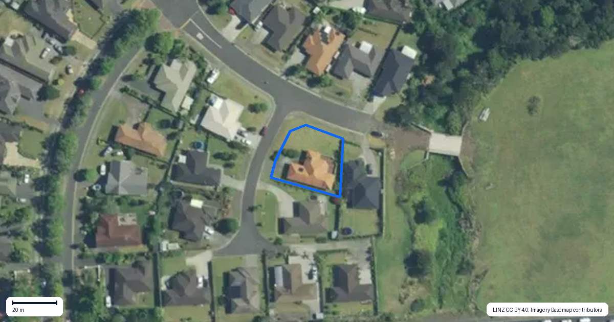 Property context map for 2 Mooring Close, Haruru