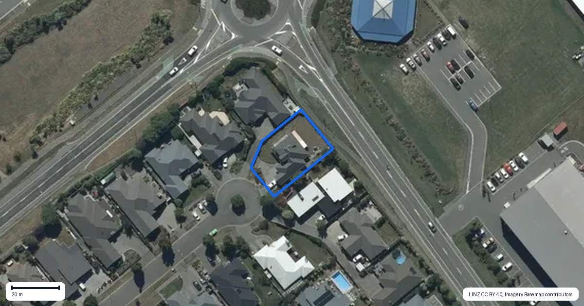 Property context map for 41 Longspur Avenue, Wigram, Christchurch