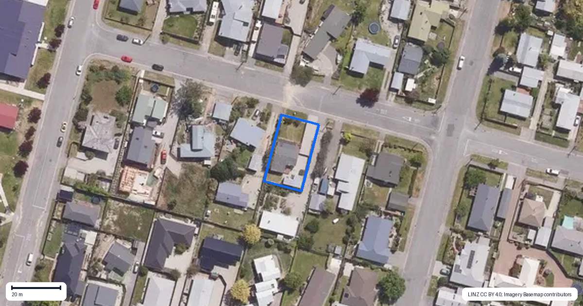 Property context map for 48 Ray Street, Cromwell