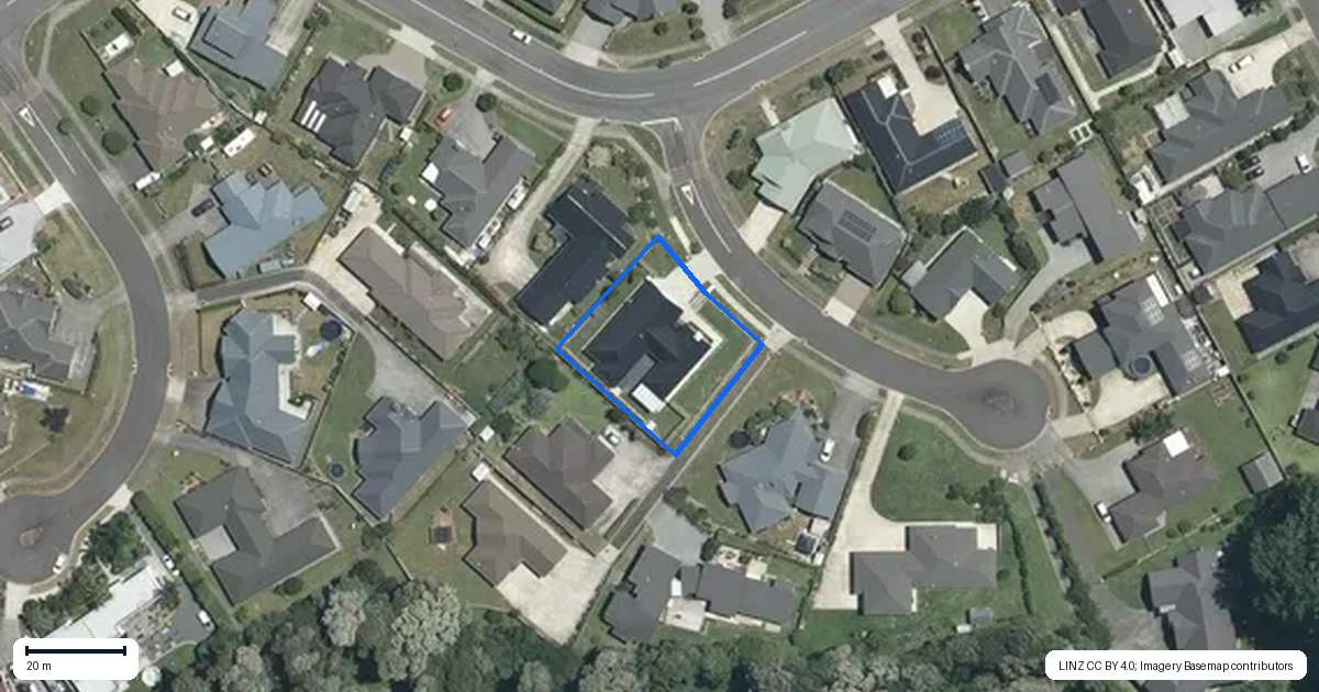 Property context map for 4 Cooper Crescent, Morrinsville