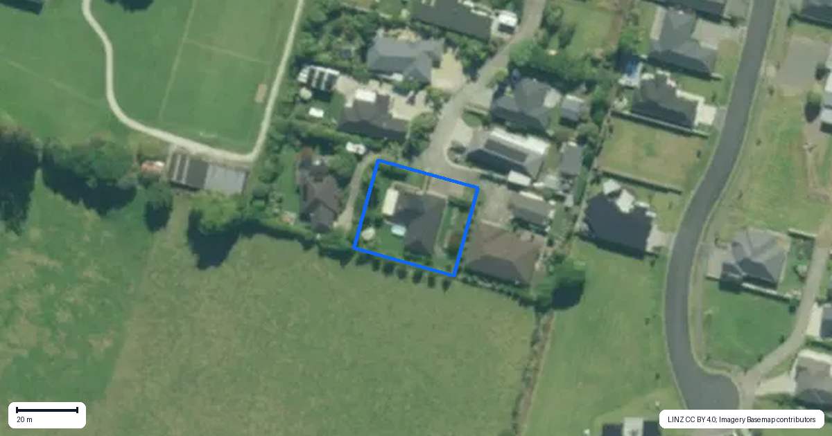 Property context map for 17 Inverness Lane, Waipu
