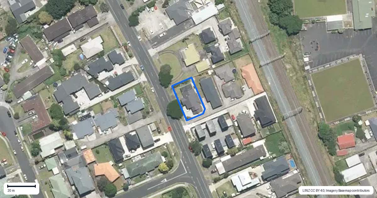 Property context map for 36 Kenderdine Road, Papatoetoe, Auckland