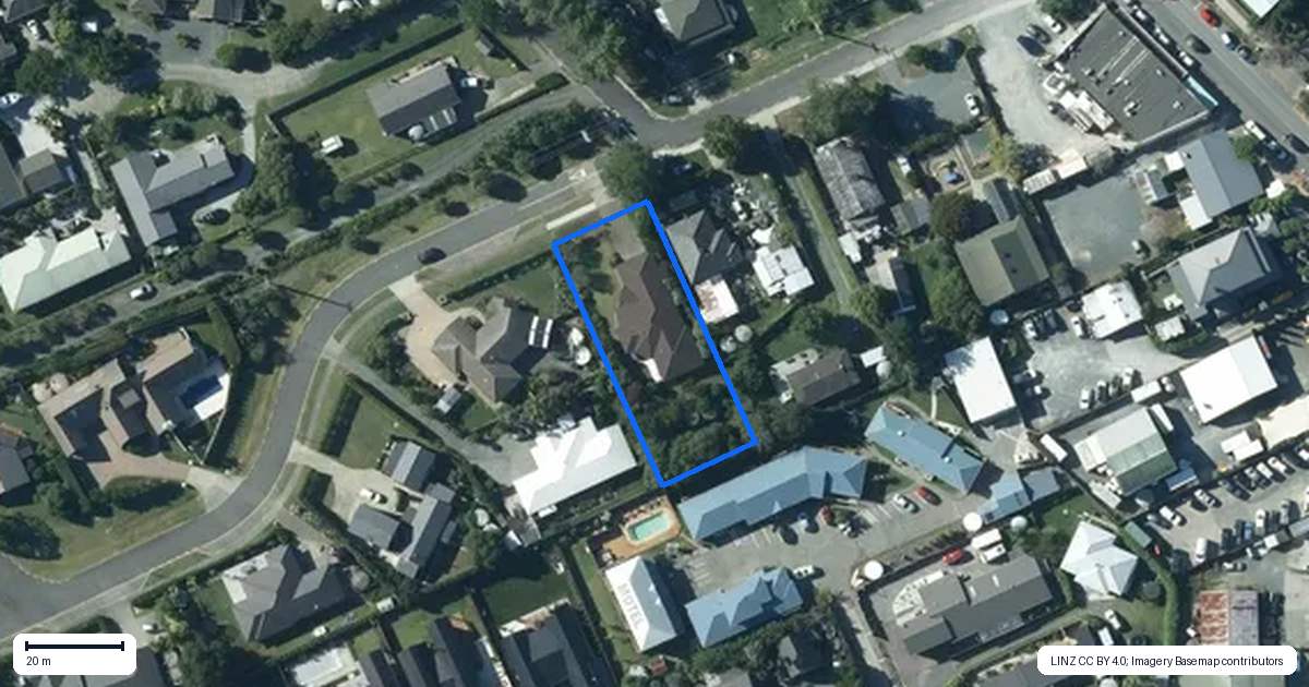 Property context map for 1 Courtney Lane, Matakana