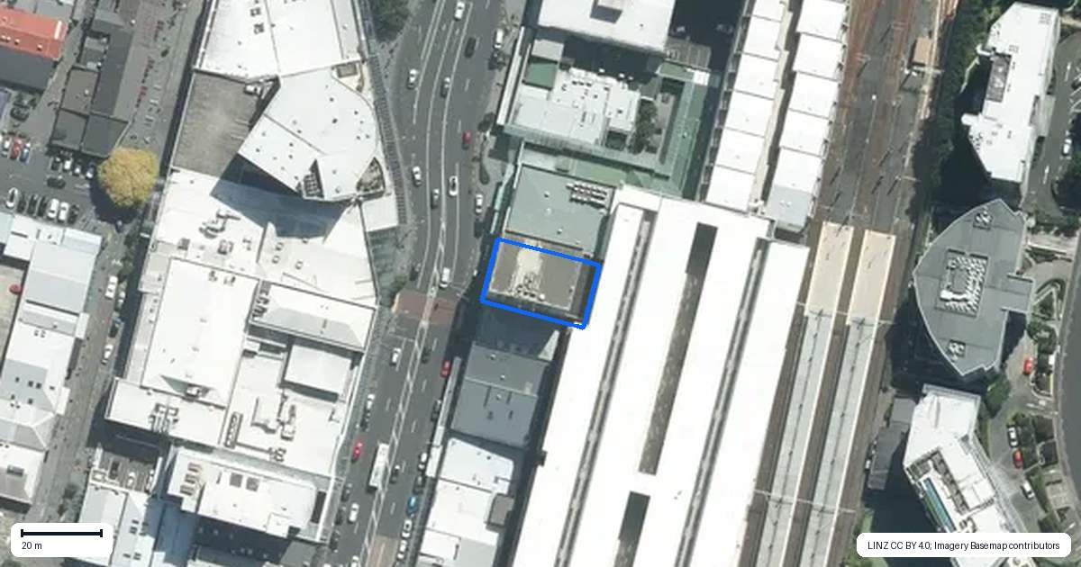 Property context map for 180-182 Broadway, Newmarket, Auckland