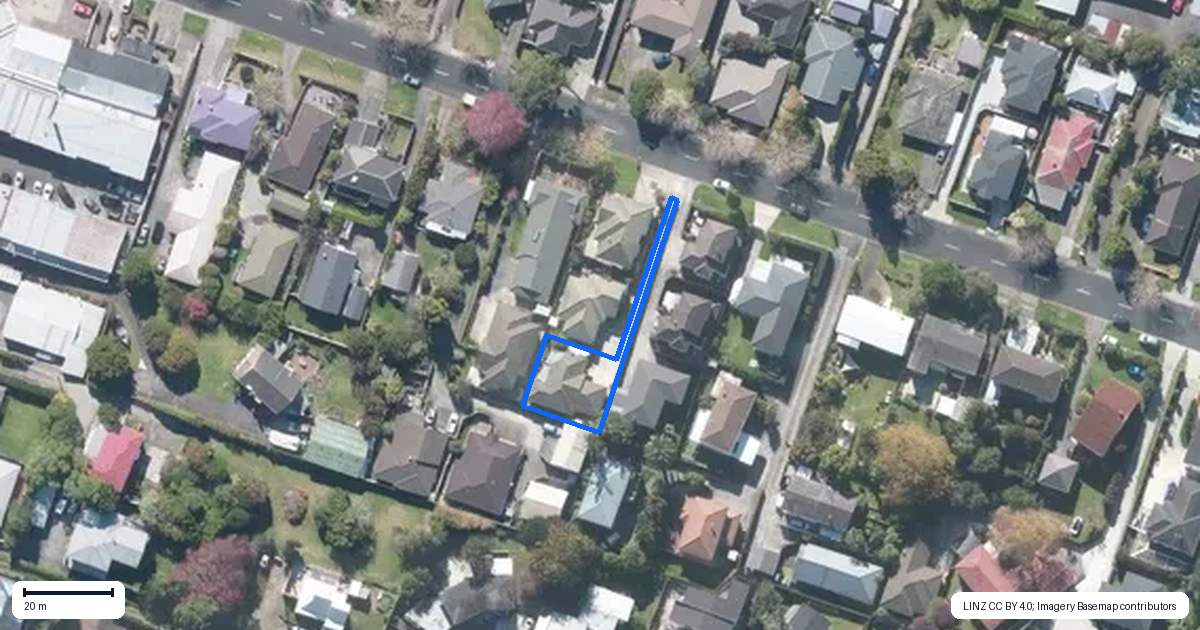 Property context map for 48B Rodney Street, Howick, Auckland