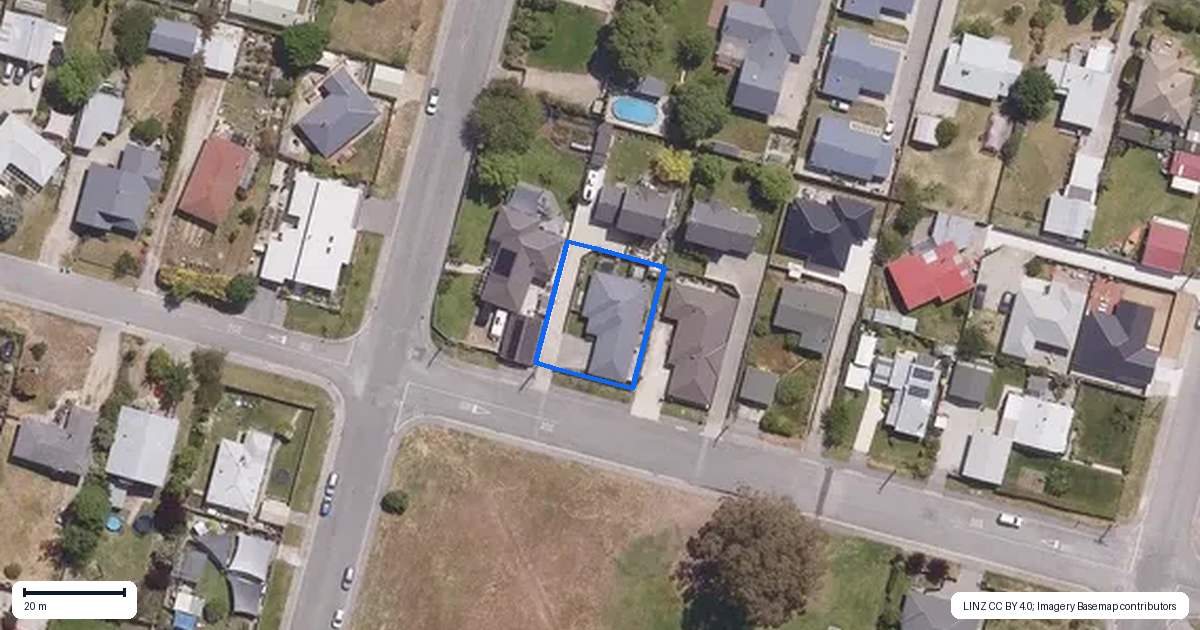 Property context map for 51 Donegal Street, Cromwell
