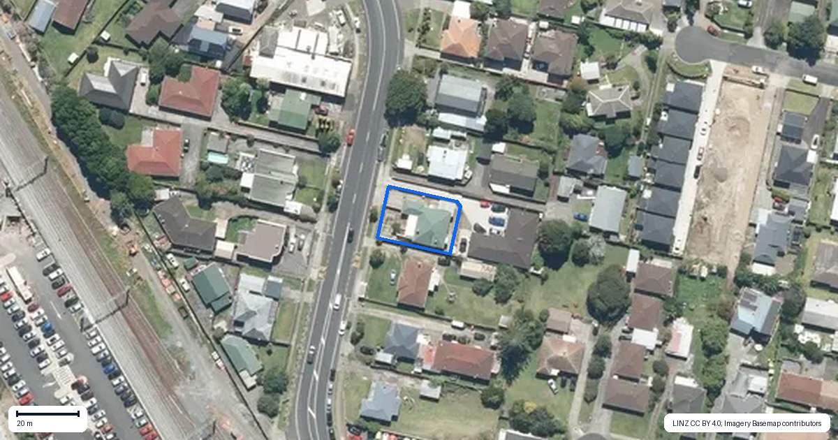Property context map for 151 Shirley Road, Papatoetoe, Auckland