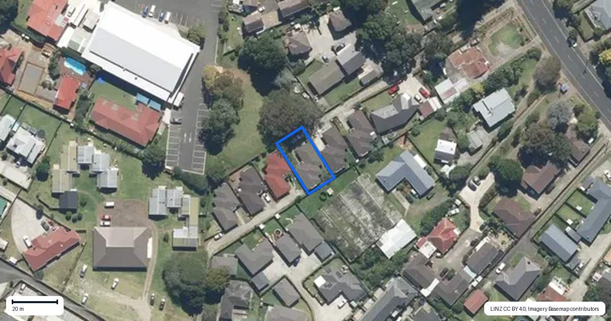 Property context map for 25D Gray Avenue, Mangere East, Auckland