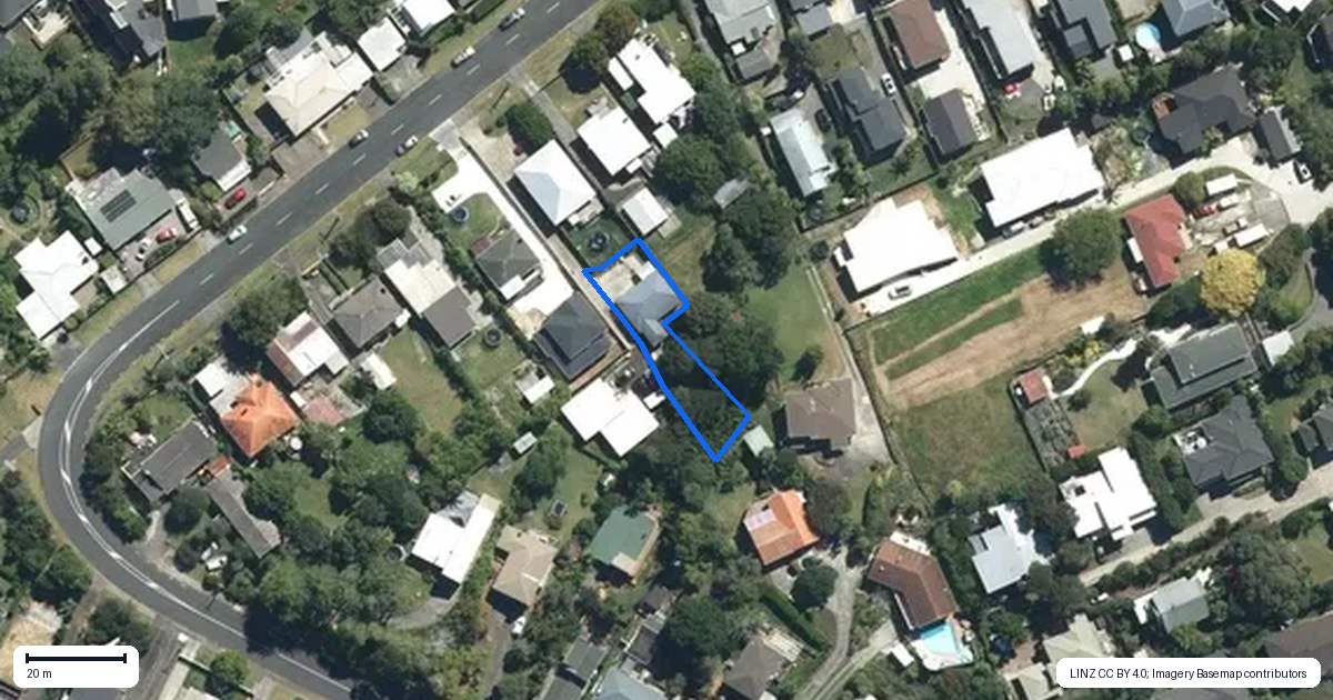 Property context map for 22A Norman Road, Titirangi, Auckland