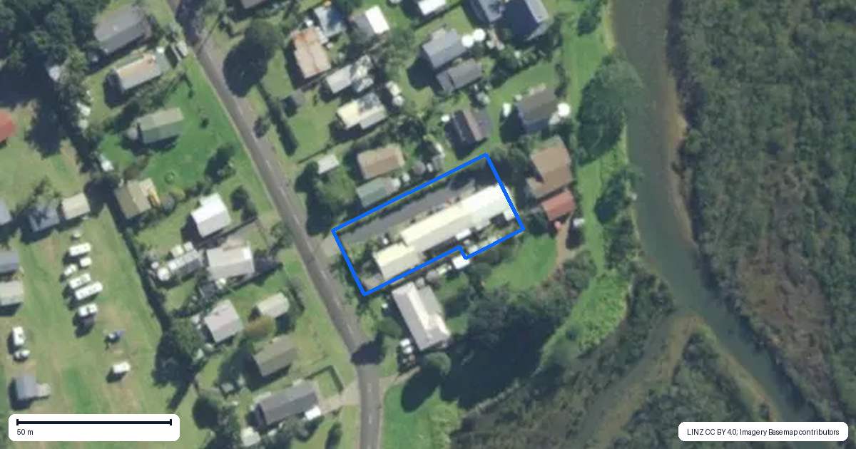 Property context map for 34C Tauranga Bay Beach Road, Kaeo