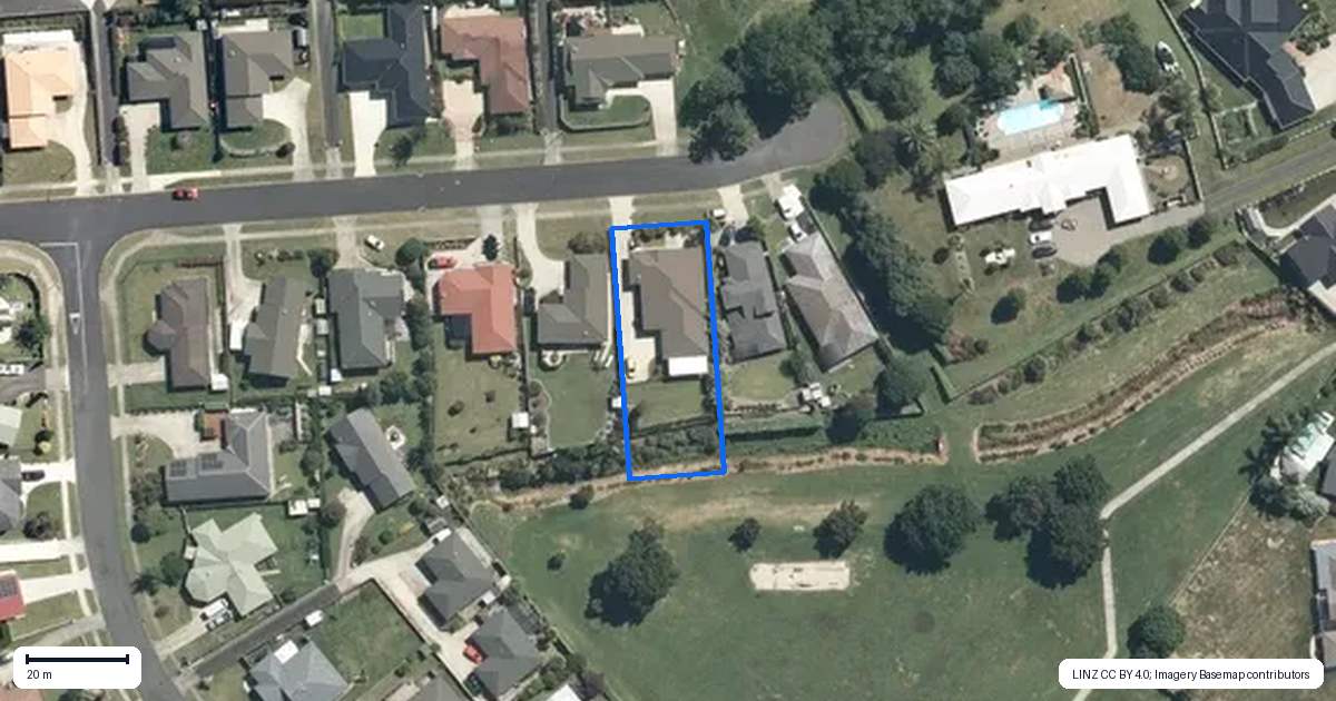 Property context map for 514 Preston Road Extension, Te Awamutu