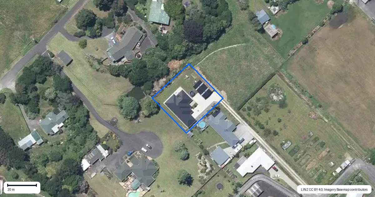 Property context map for 125 Somerset Road, Westmere, Whanganui