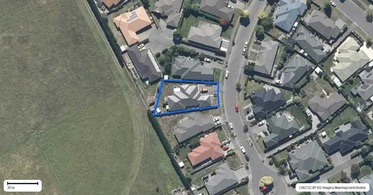 Property context map for 16 Iraklis Close, Templeton, Christchurch