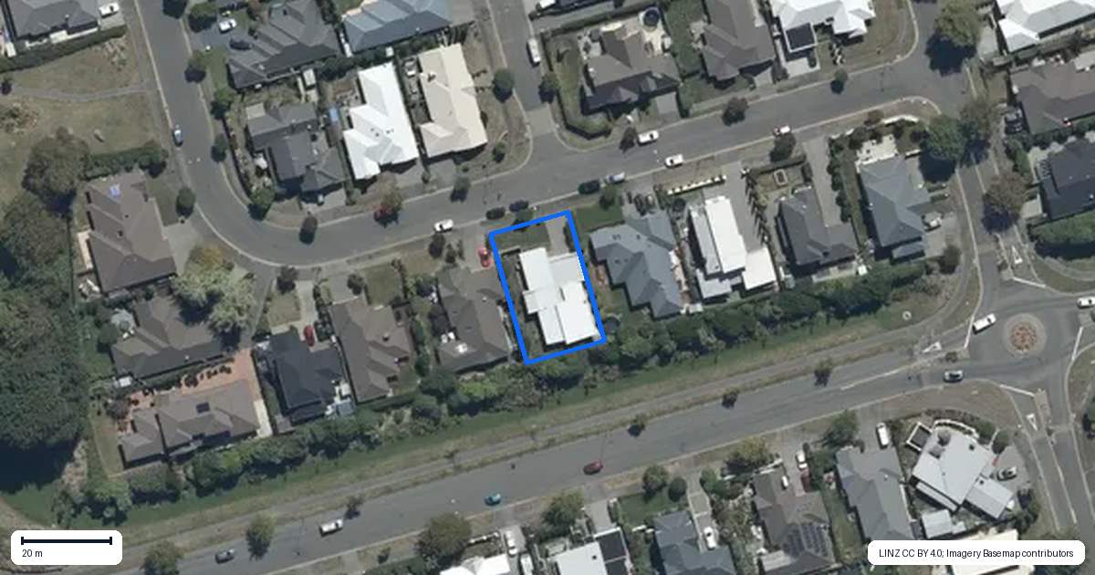 Property context map for 62 Reka Street, Parklands, Christchurch