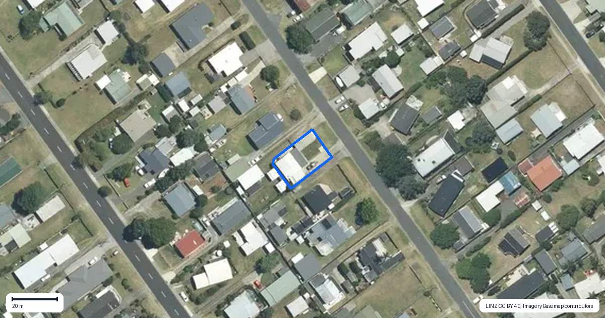 Property context map for 217A Tui Road, Whangamata