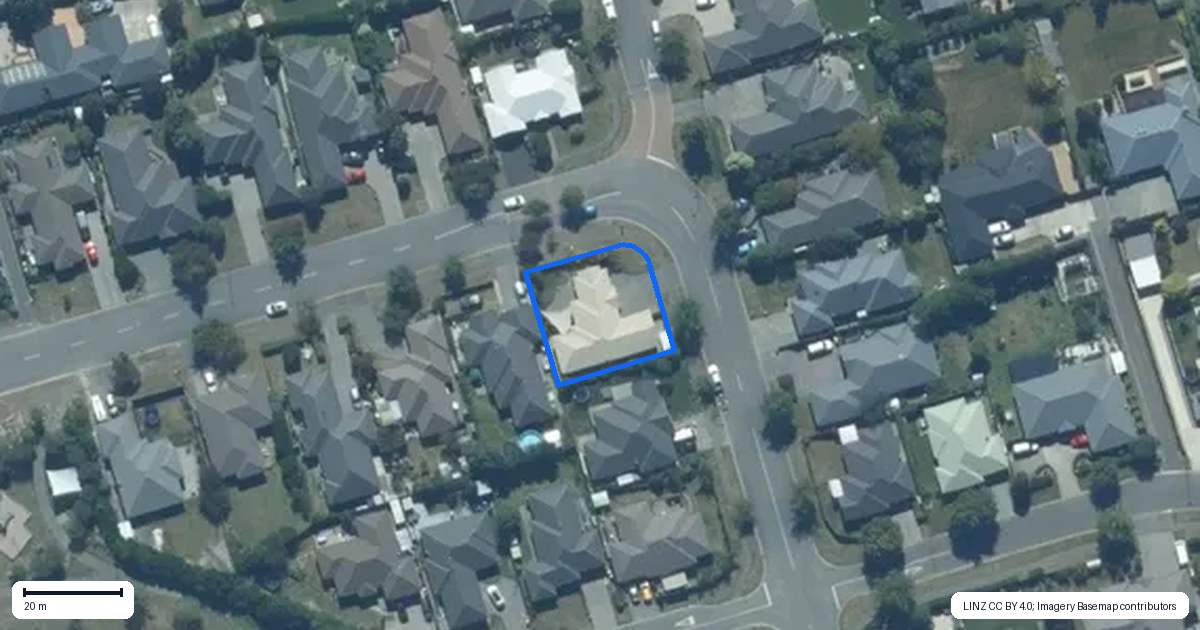 Property context map for 42 Dryden Avenue, Rolleston