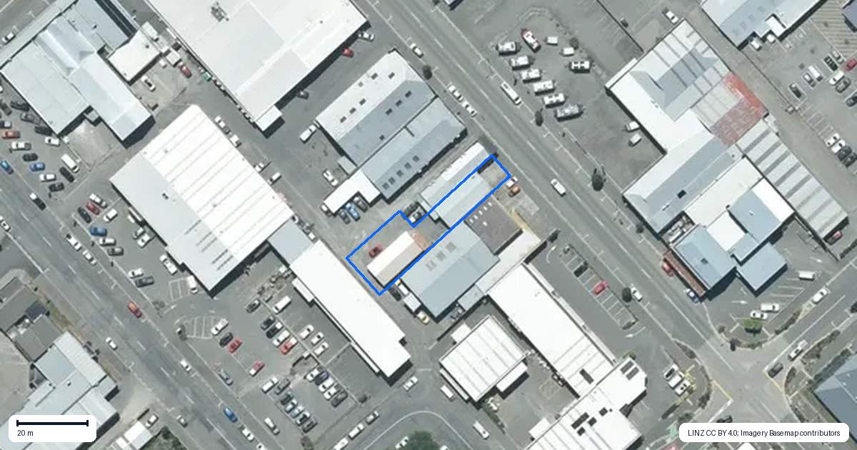 Property context map for 128 Moore Street, Ashburton