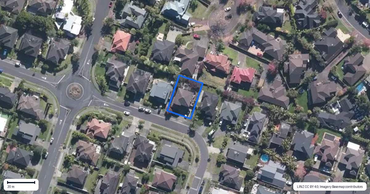 Property context map for 29 Laurel Oak Drive, Schnapper Rock, Auckland