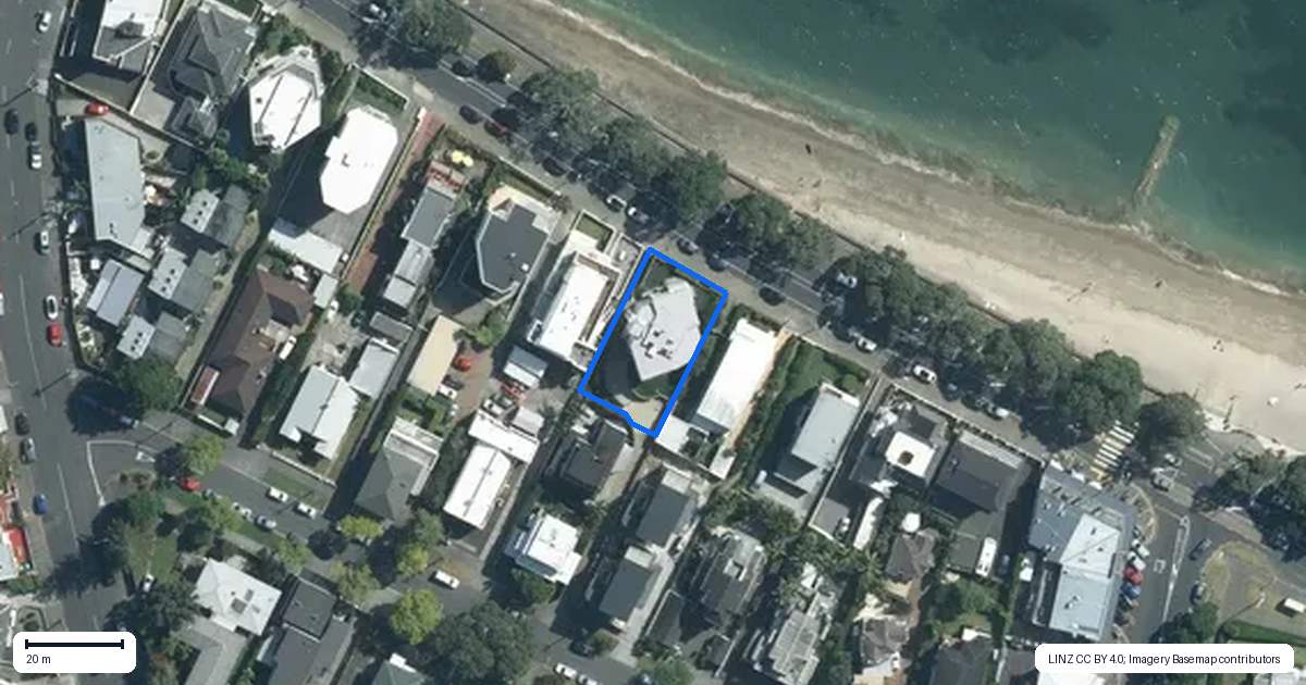 Property context map for 219B Tamaki Drive, Kohimarama, Auckland