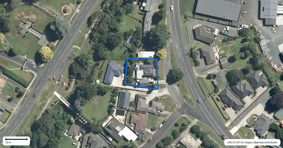 Property context map for 365 Ohaupo Road, Te Awamutu