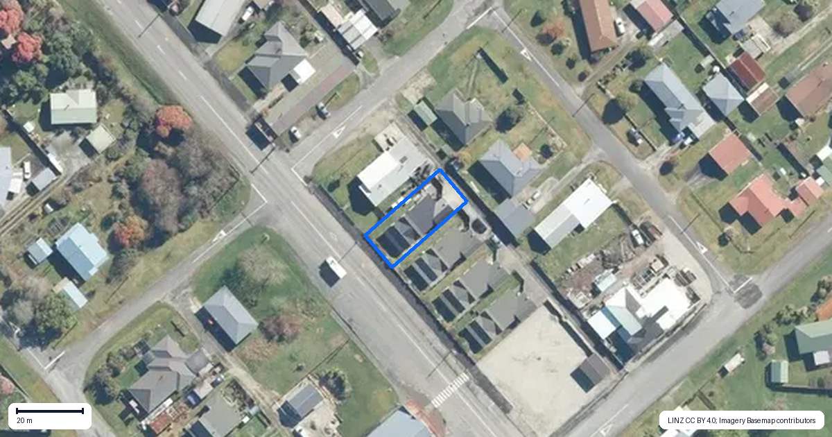 Property context map for 163A Buller Road, Reefton
