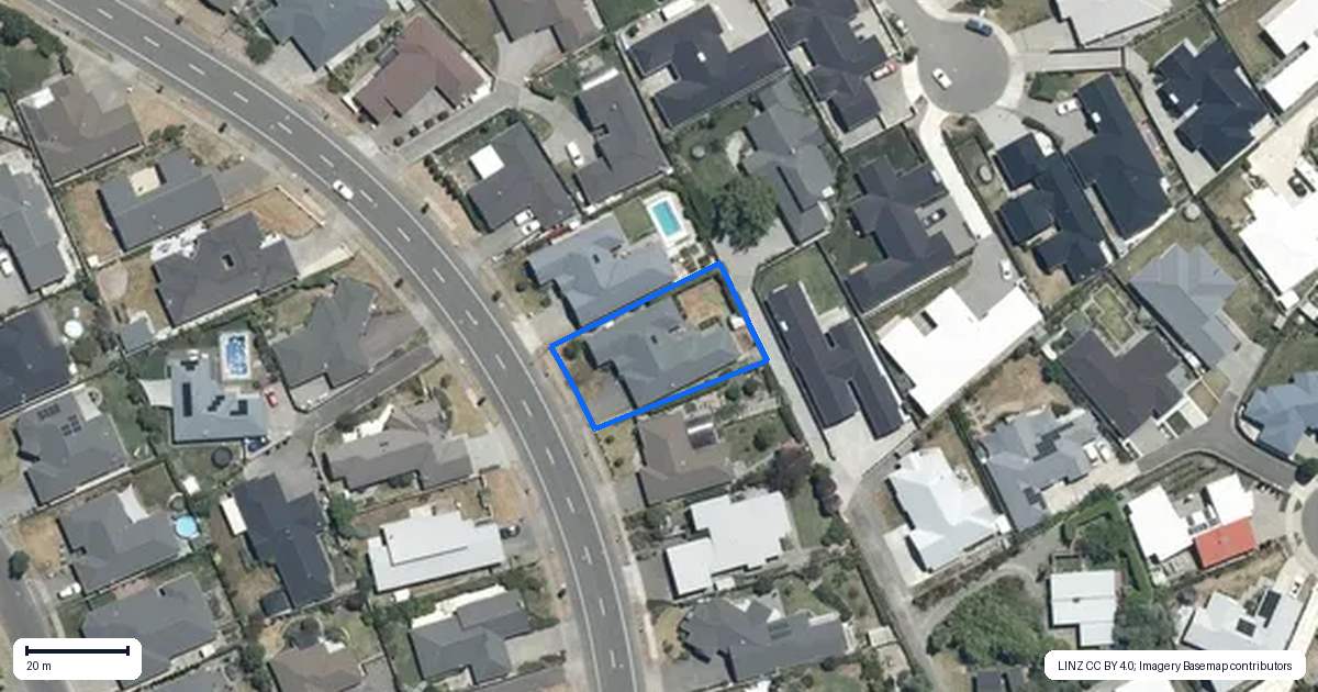 Property context map for 85 Russell Robertson Drive, Havelock North