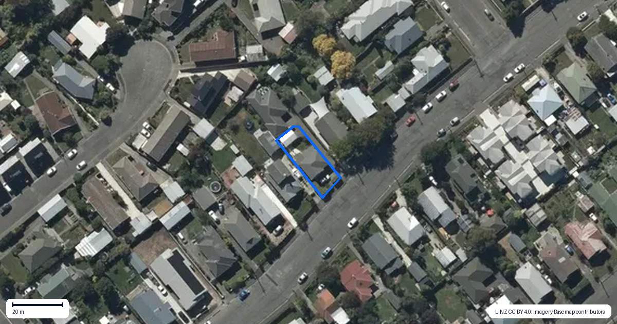 Property context map for 17 Bletsoe Avenue, Spreydon, Christchurch