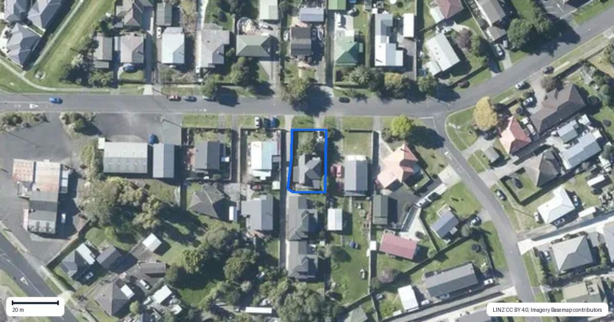 Property context map for 9 Mellsop Avenue, Waiuku