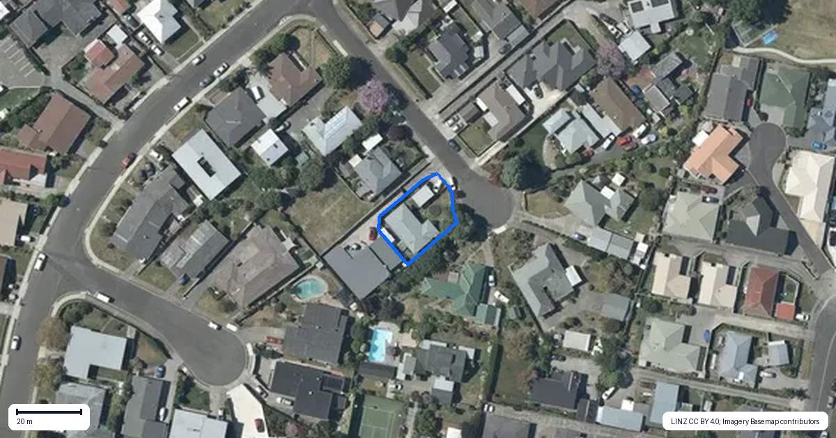 Property context map for 7 Chester Place, Taradale, Napier