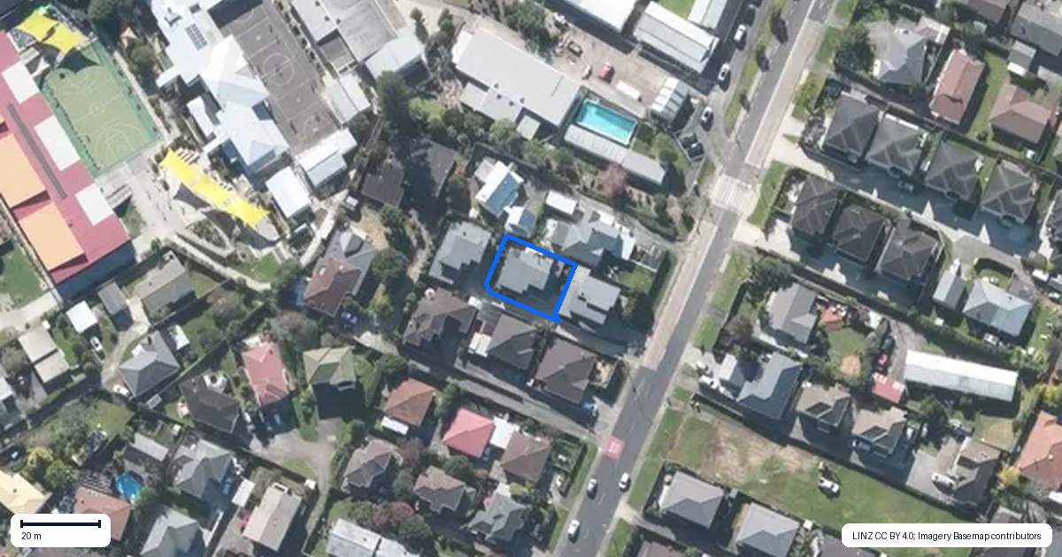 Property context map for 109A Wellington Street, Howick, Auckland