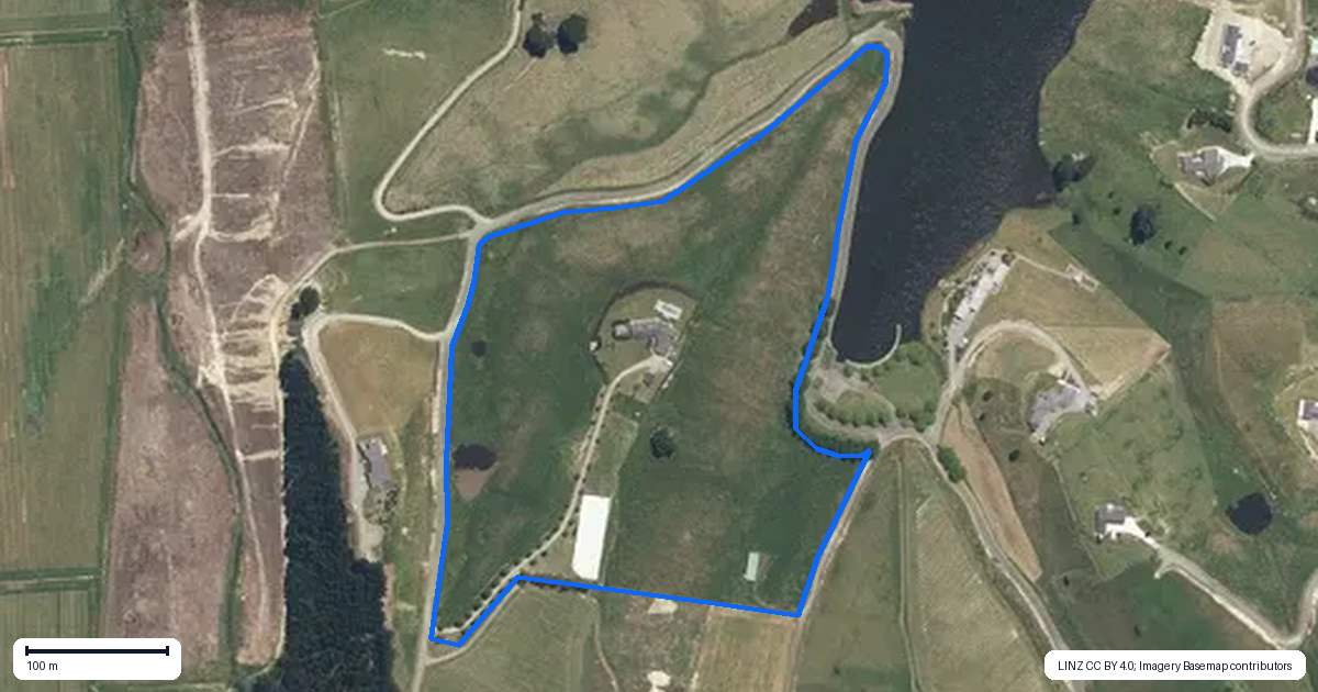 Property context map for 486 Delta Lake Heights, Renwick