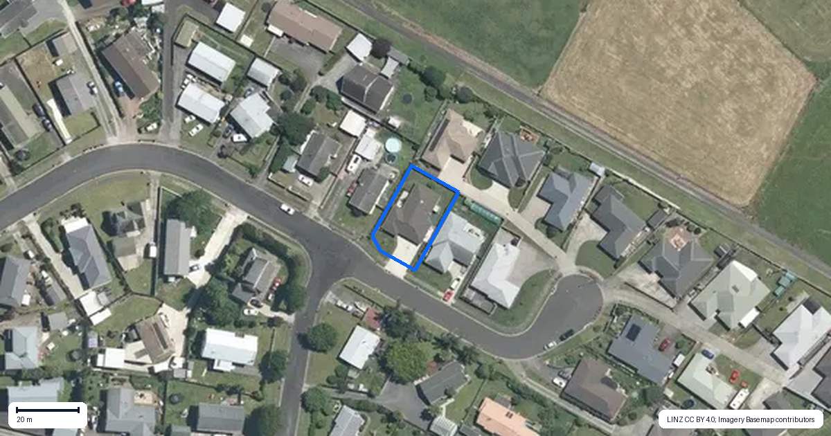 Property context map for 28 Nikau Place, Matamata