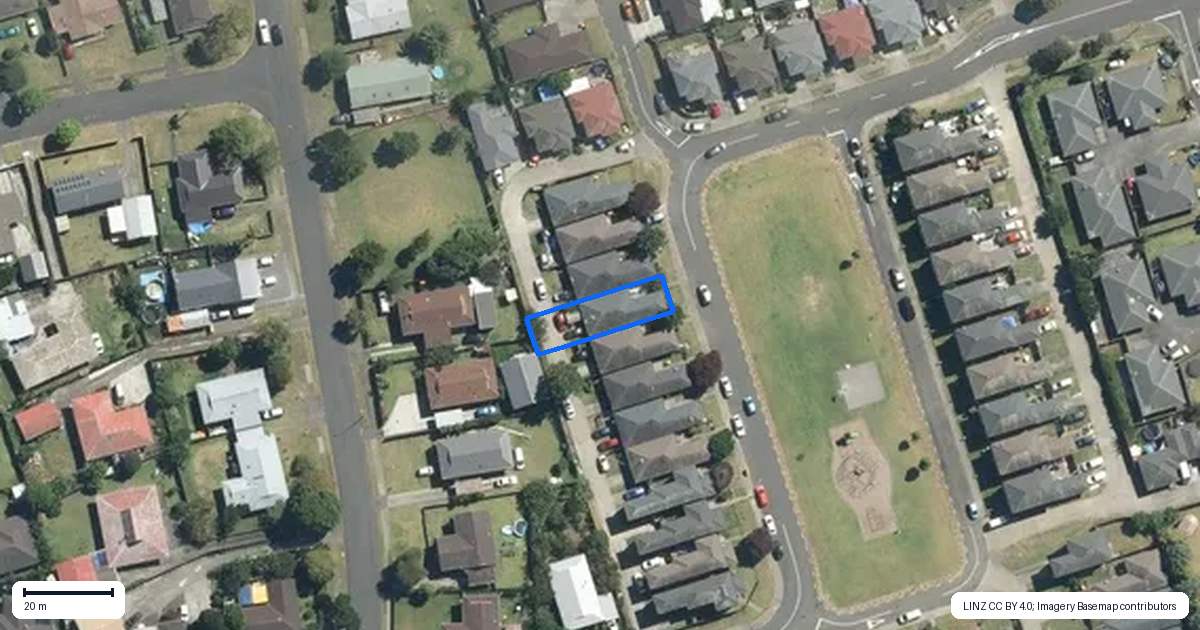 Property context map for 69 Tilberg Street, Favona, Auckland