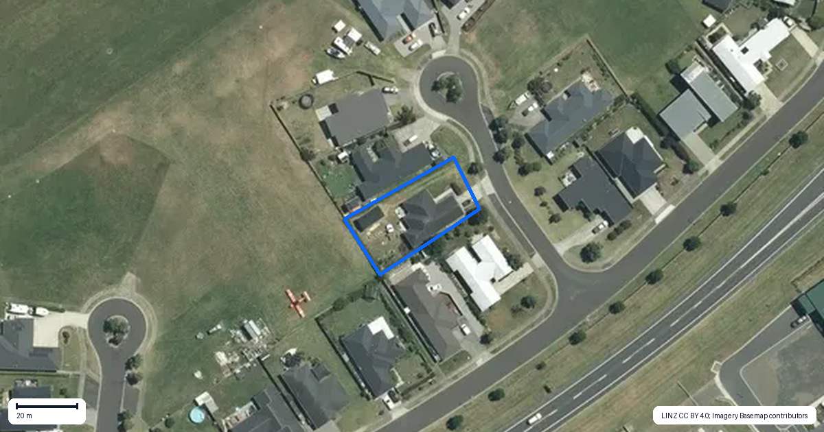 Property context map for 3 Bravo Place, Whitianga