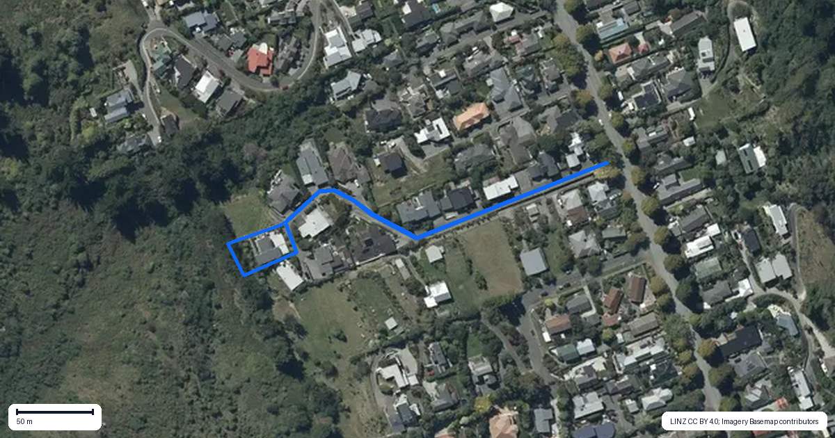 Property context map for 10 Maurice Knowles Lane, Cashmere, Christchurch
