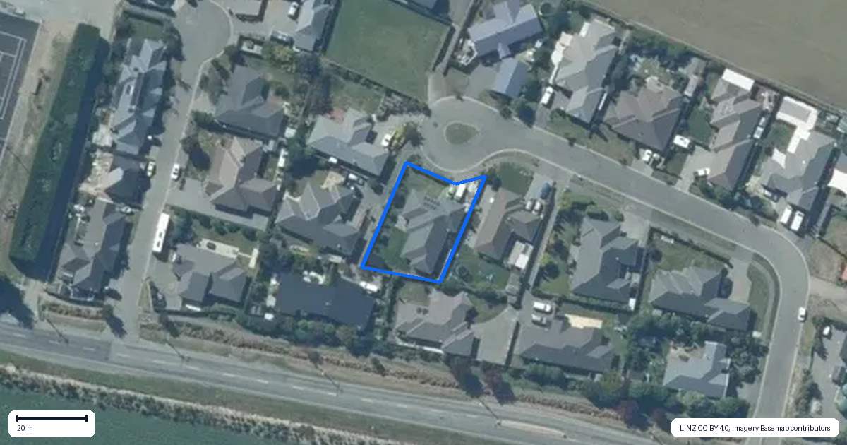 Property context map for 11 Mather Place, Springston