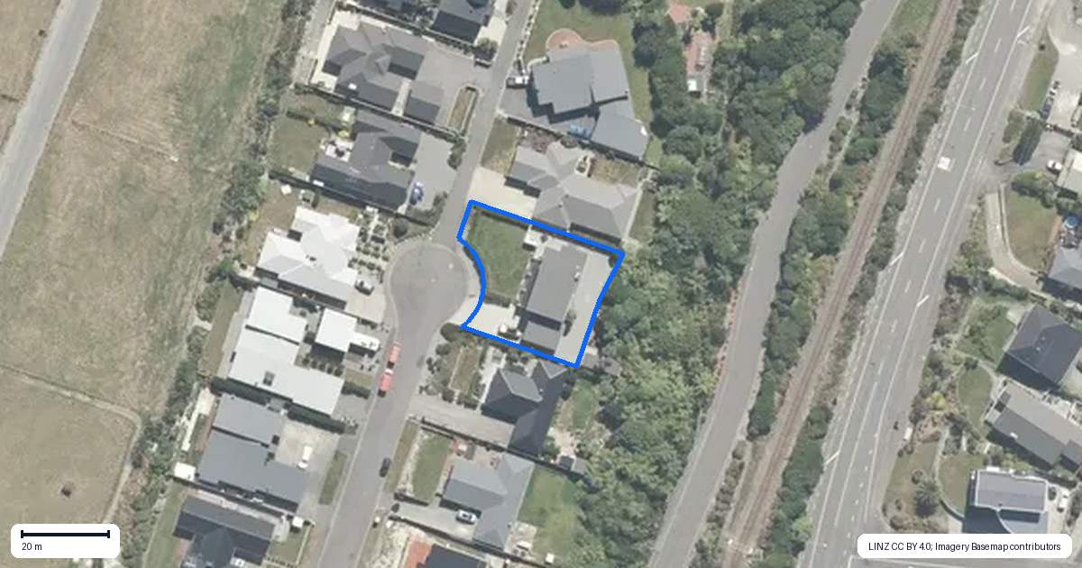 Property context map for 4 Karoro Place, Karoro, Greymouth