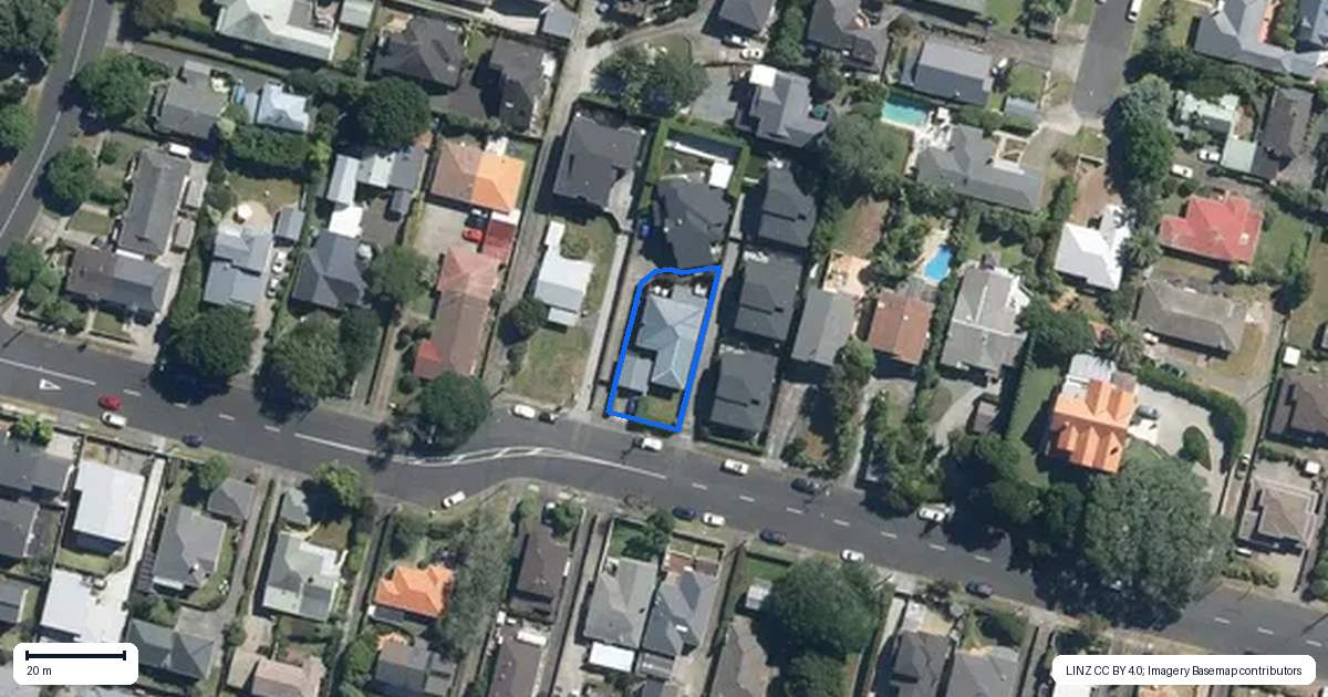 Property context map for 37 Liverpool Street, Epsom, Auckland