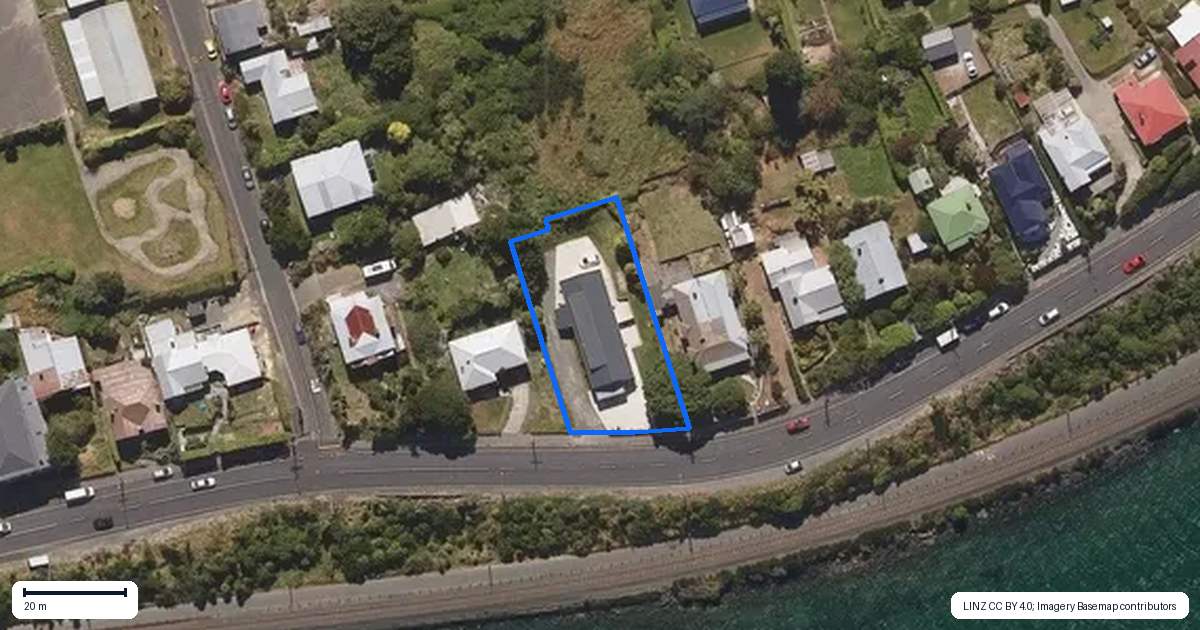 Property context map for 263A Ravensbourne Road, Ravensbourne, Dunedin