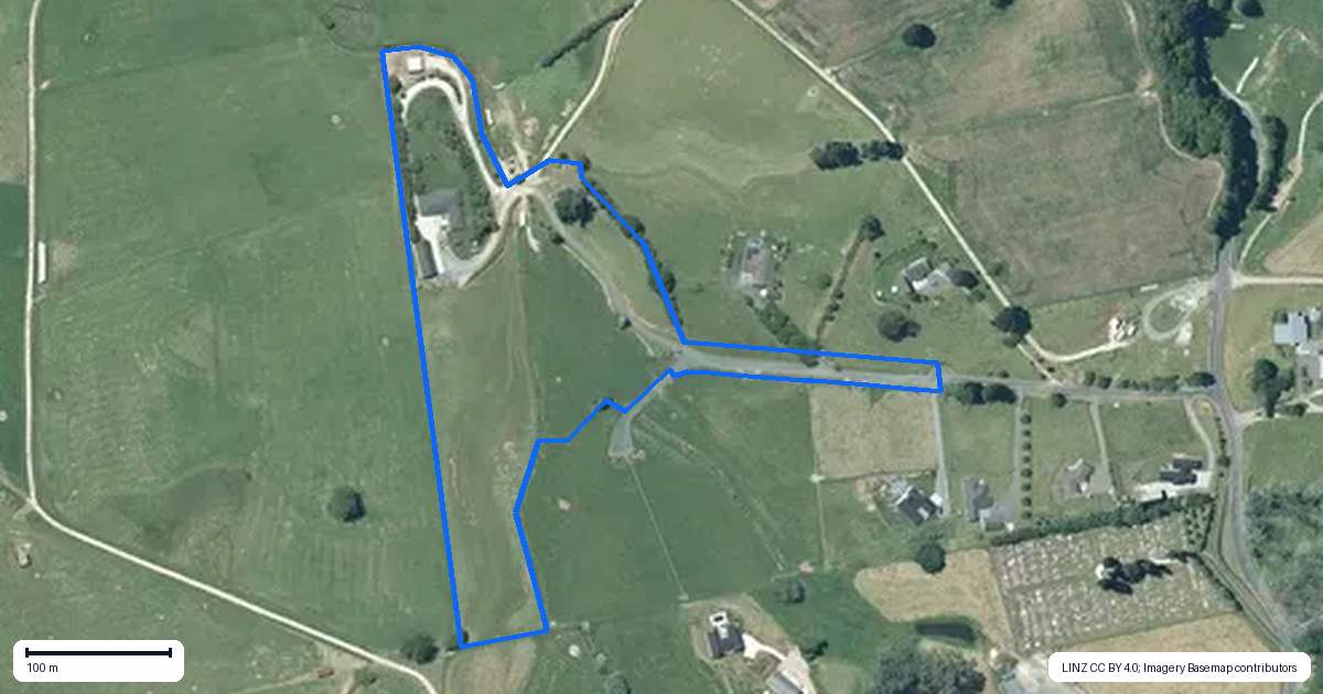 Property context map for 37 Reynolds Road, Te Kuiti