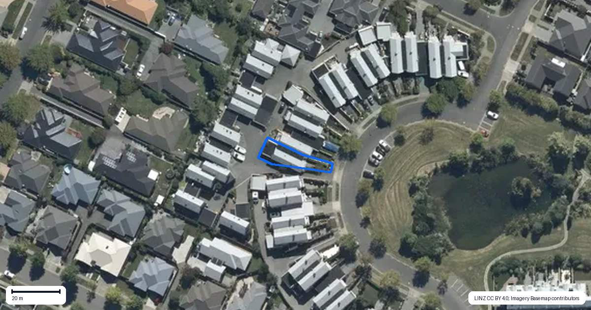 Property context map for 24A Waterford Avenue, Northwood, Christchurch