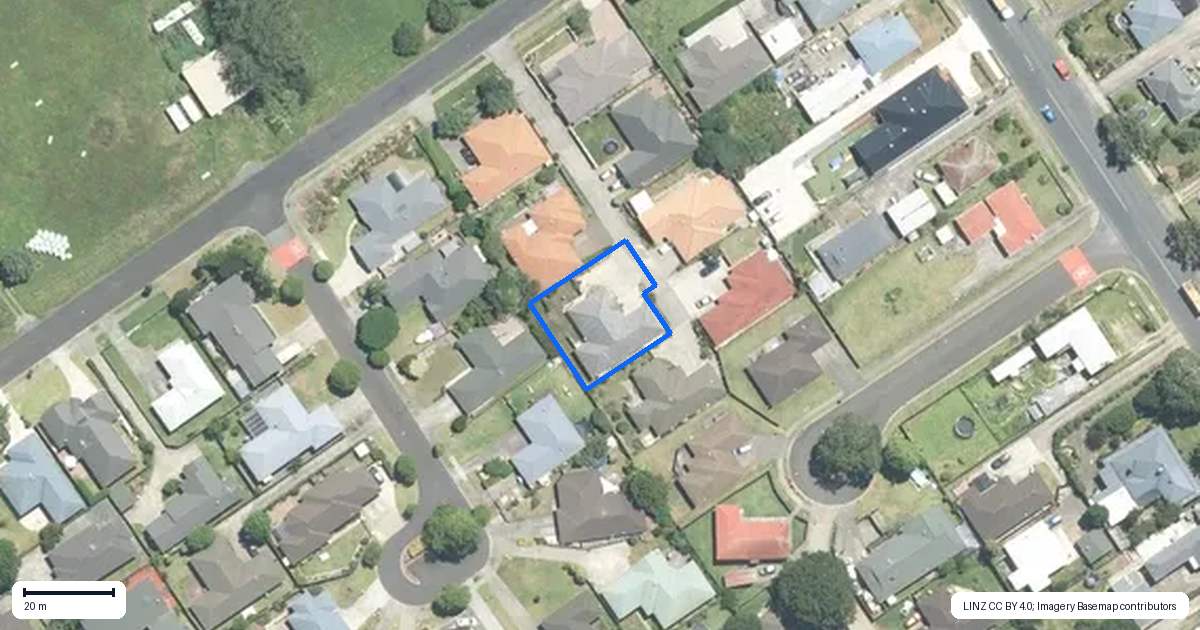 Property context map for 20 Kauri Road, Pukekohe