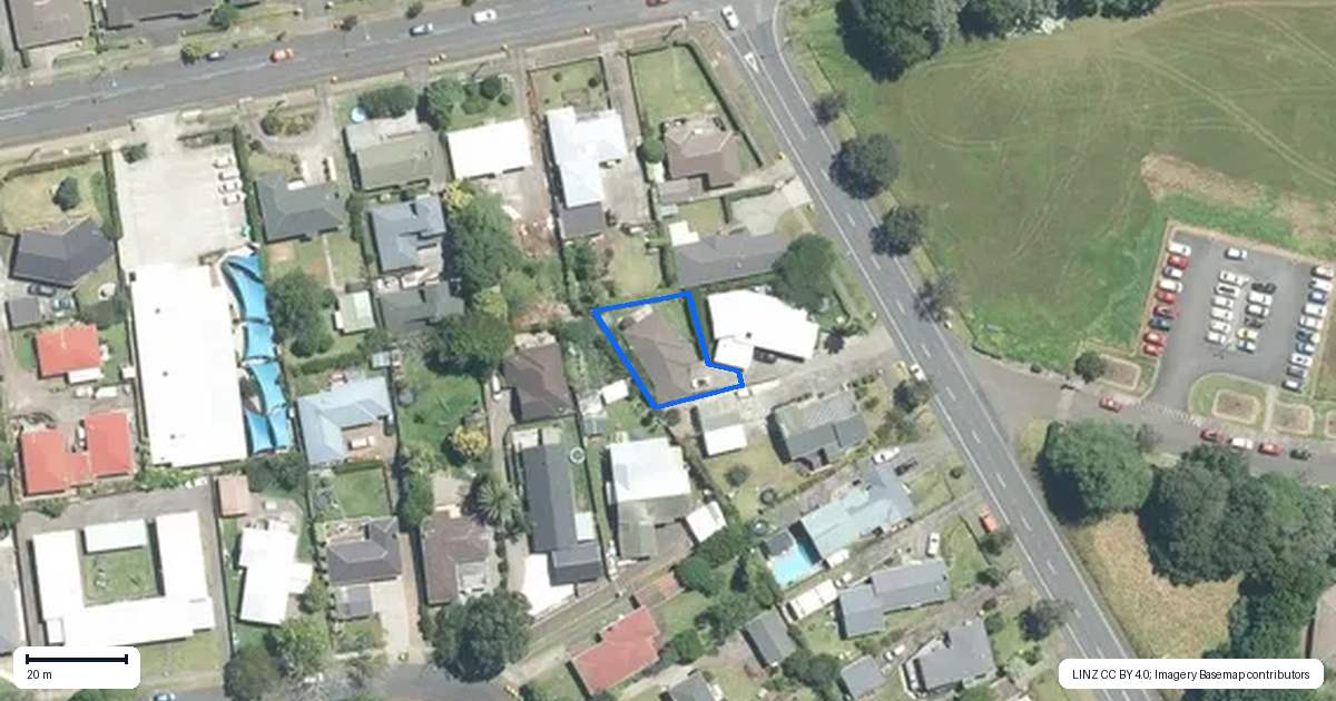 Property context map for 4A Tuakau Road, Pukekohe